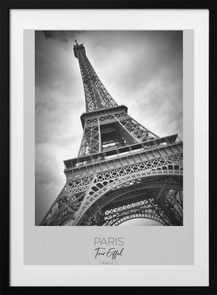 In focus: PARIS Eiffel Tower - Art Print by Melanie Viola Travel Poster