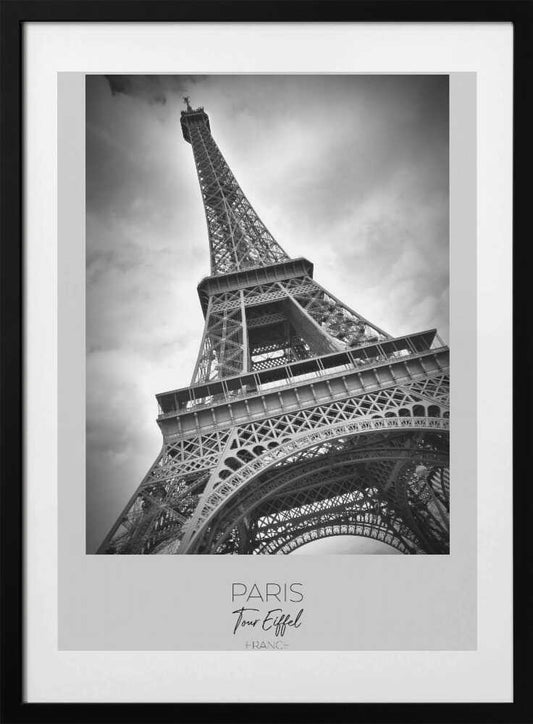 In focus: PARIS Eiffel Tower - Art Print by Melanie Viola Travel Poster