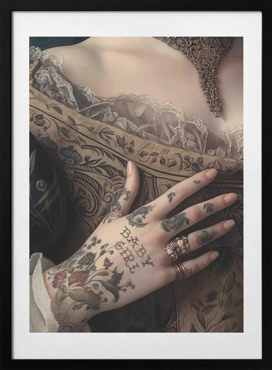 Baby Girl - Art Print by Dikhotomy