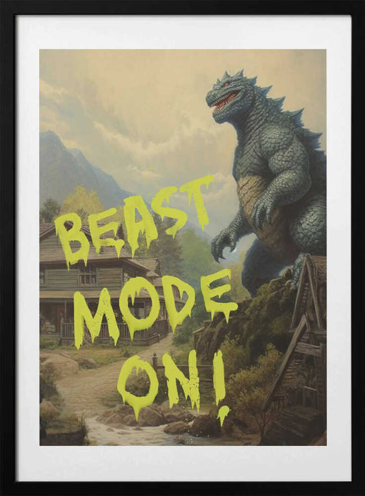 Beast Mode On - Art Print by Dikhotomy