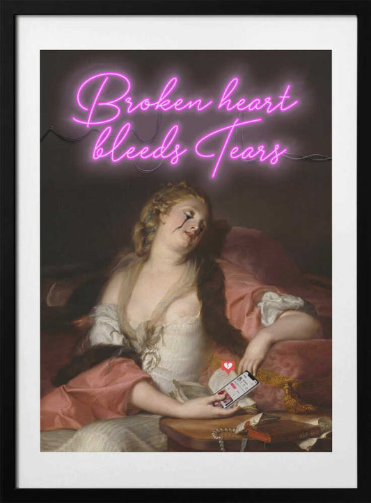 Broken Heart - Art Print by Dikhotomy