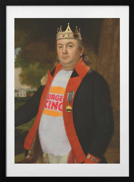 Fast Food King - Art Print by Dikhotomy