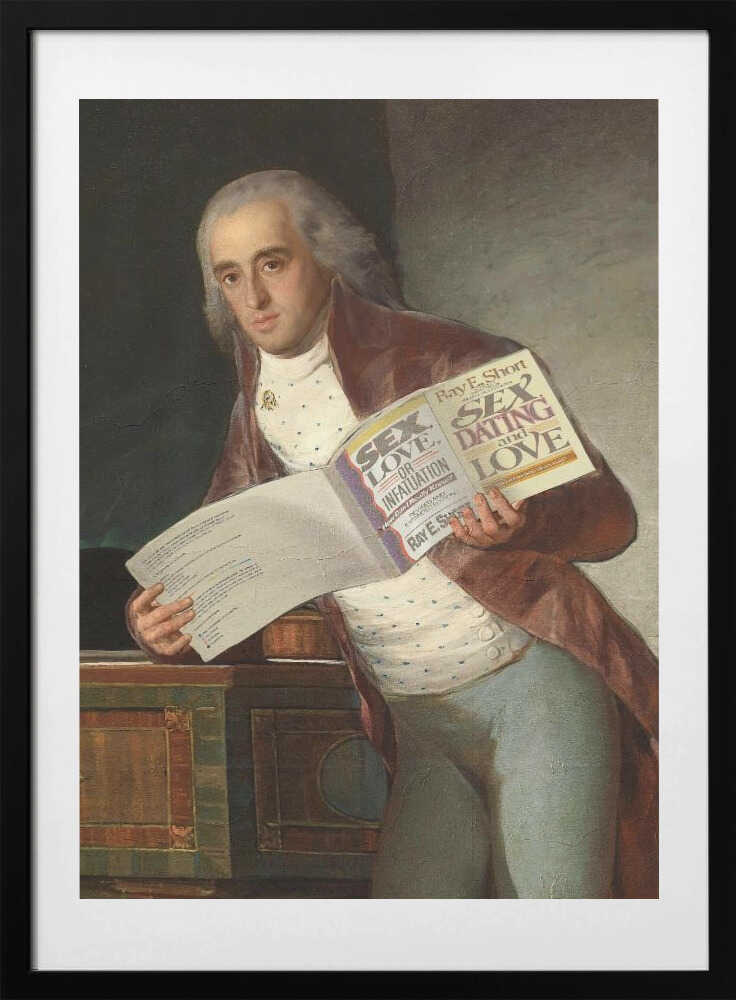 Gentleman Dating - Art Print by Dikhotomy