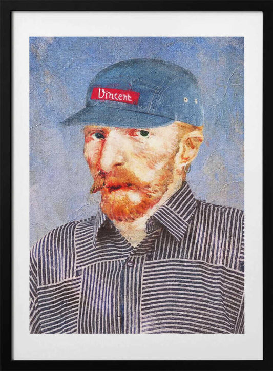 Hipster Vincent - Art Print by Dikhotomy