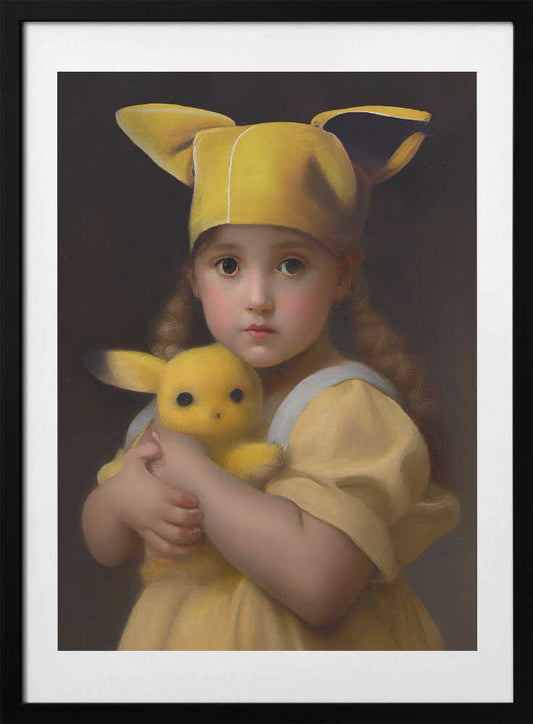 Kawaii Little Girl - Art Print by Dikhotomy