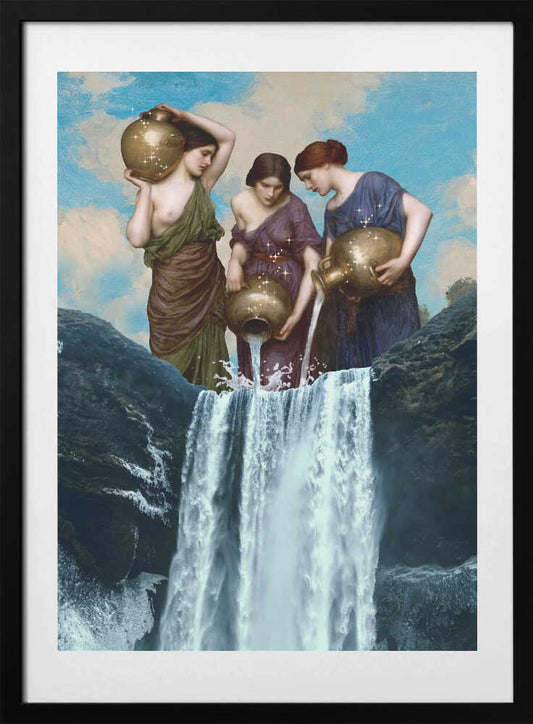 Magic Waterfall - Art Print by Dikhotomy