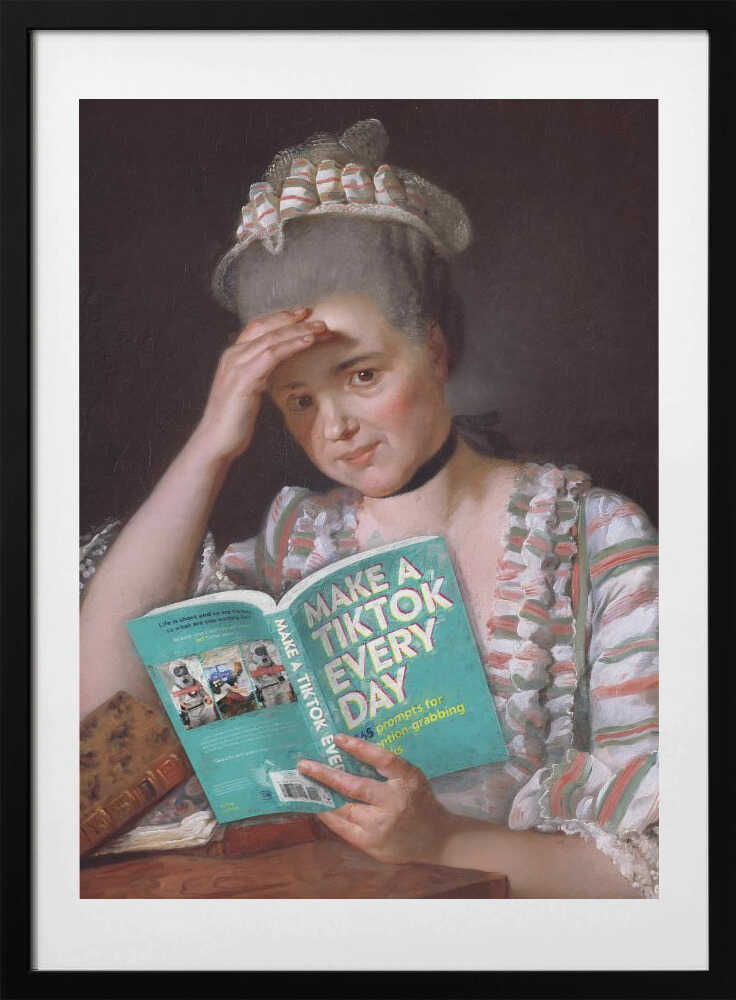 Make a Tik Tok - Art Print by Dikhotomy