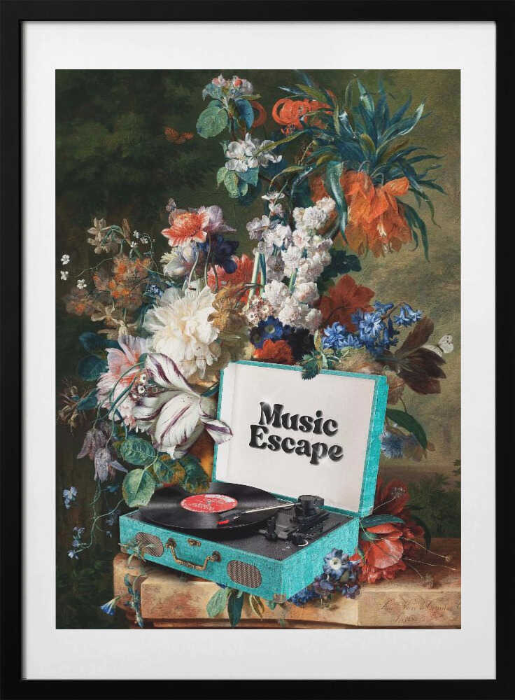 Music Escape - Art Print by Dikhotomy