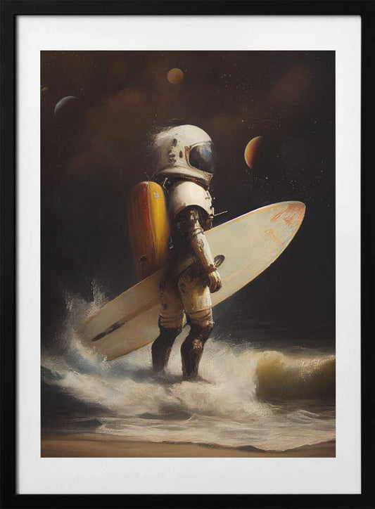 My Space Surfing Day - Art Print by Dikhotomy