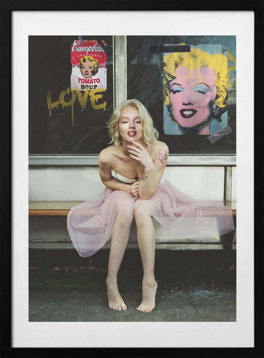 New Marilyn - Art Print by Dikhotomy