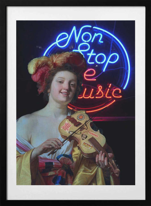Non Stop the Music - Art Print by Dikhotomy