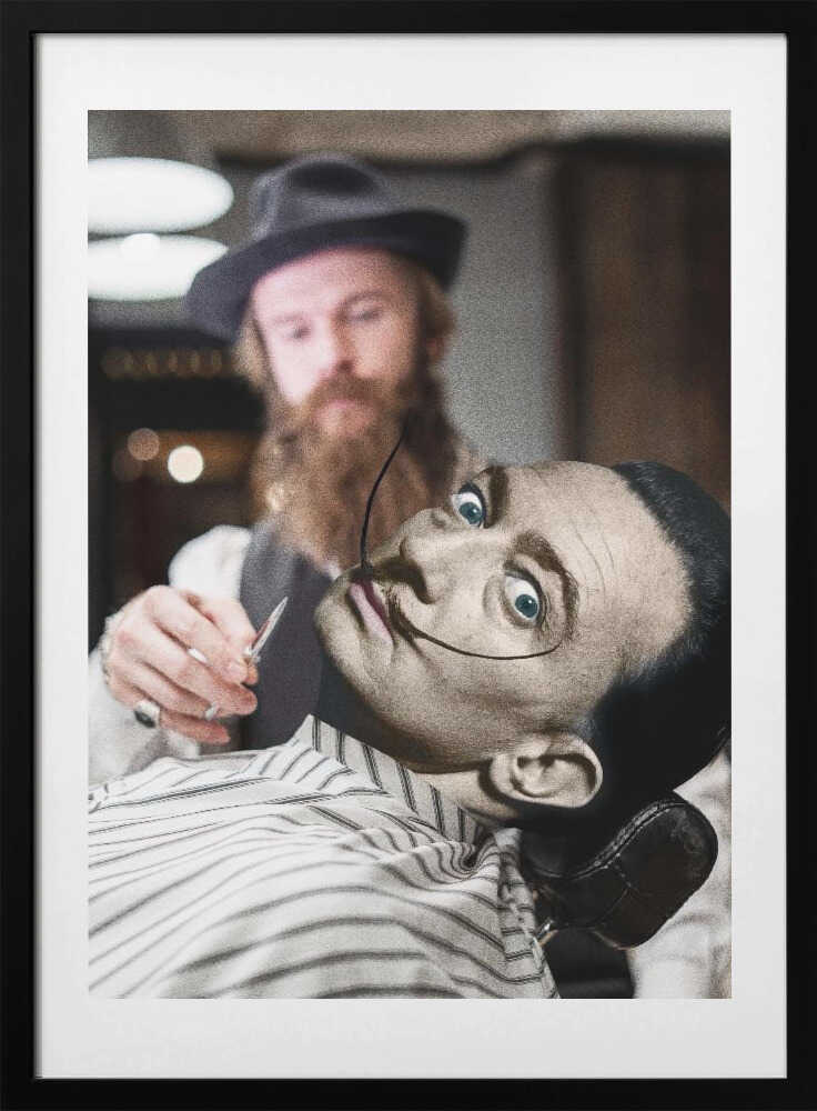 Not Without My Moustache - Art Print by Dikhotomy