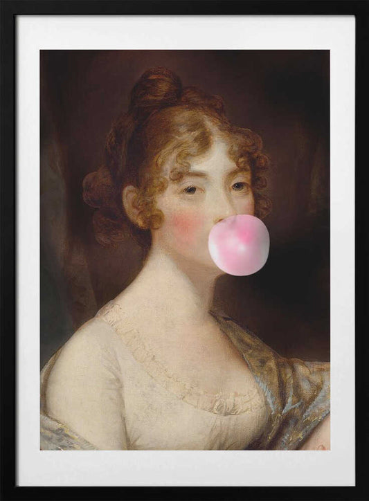 Pretty Bubblegum - Art Print by Dikhotomy