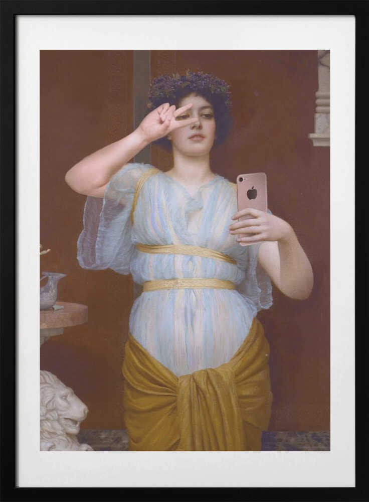 Selfie Diva - Art Print by Dikhotomy