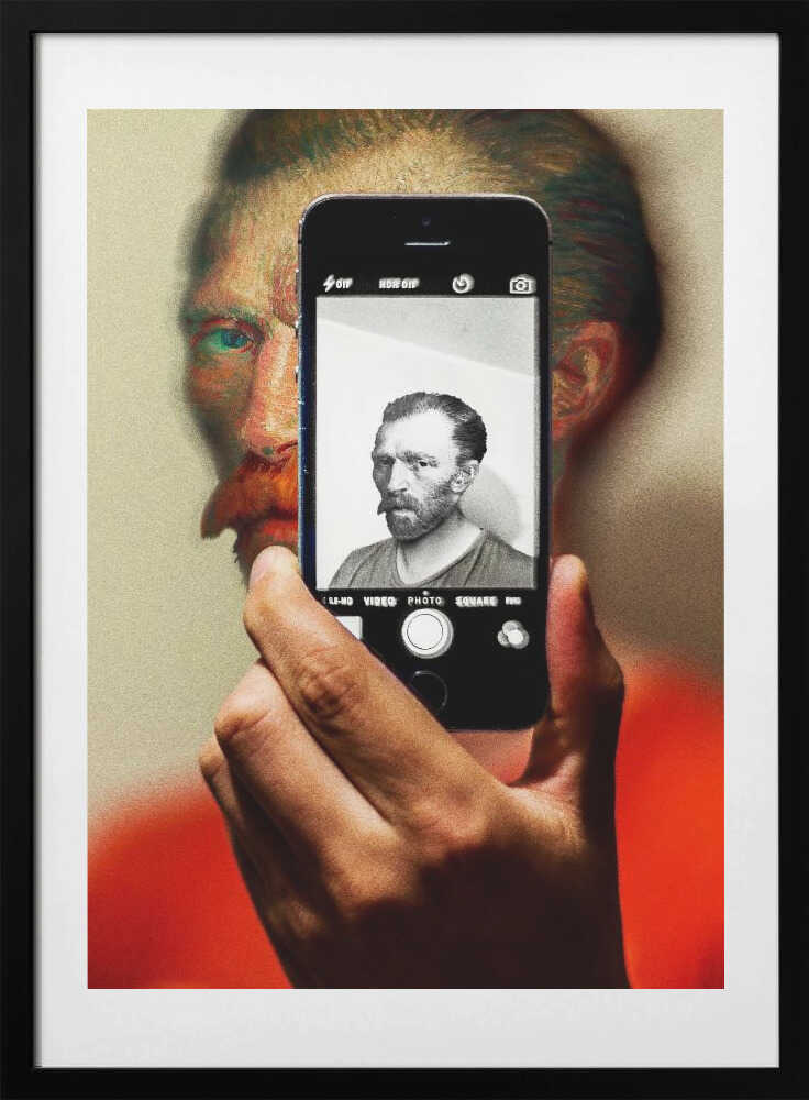 Show You My Selfie - Art Print by Dikhotomy