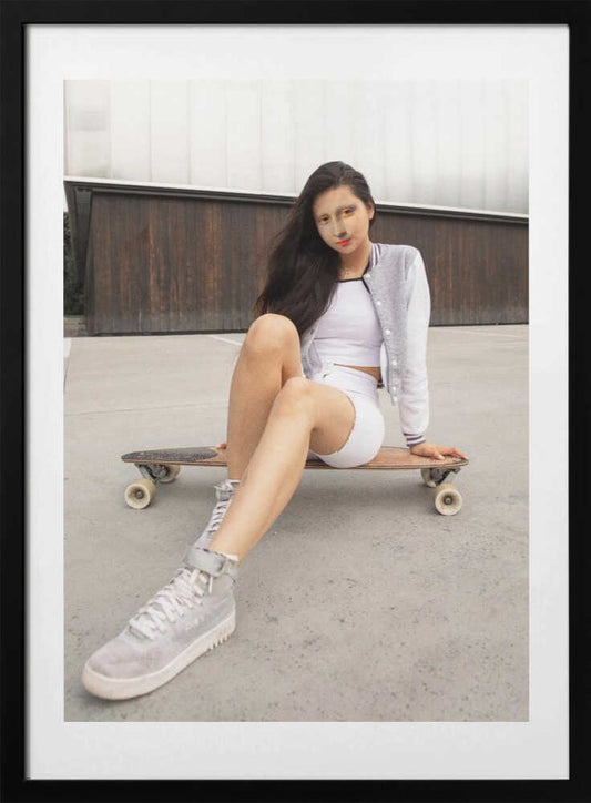 Skater Monalisa - Art Print by Dikhotomy