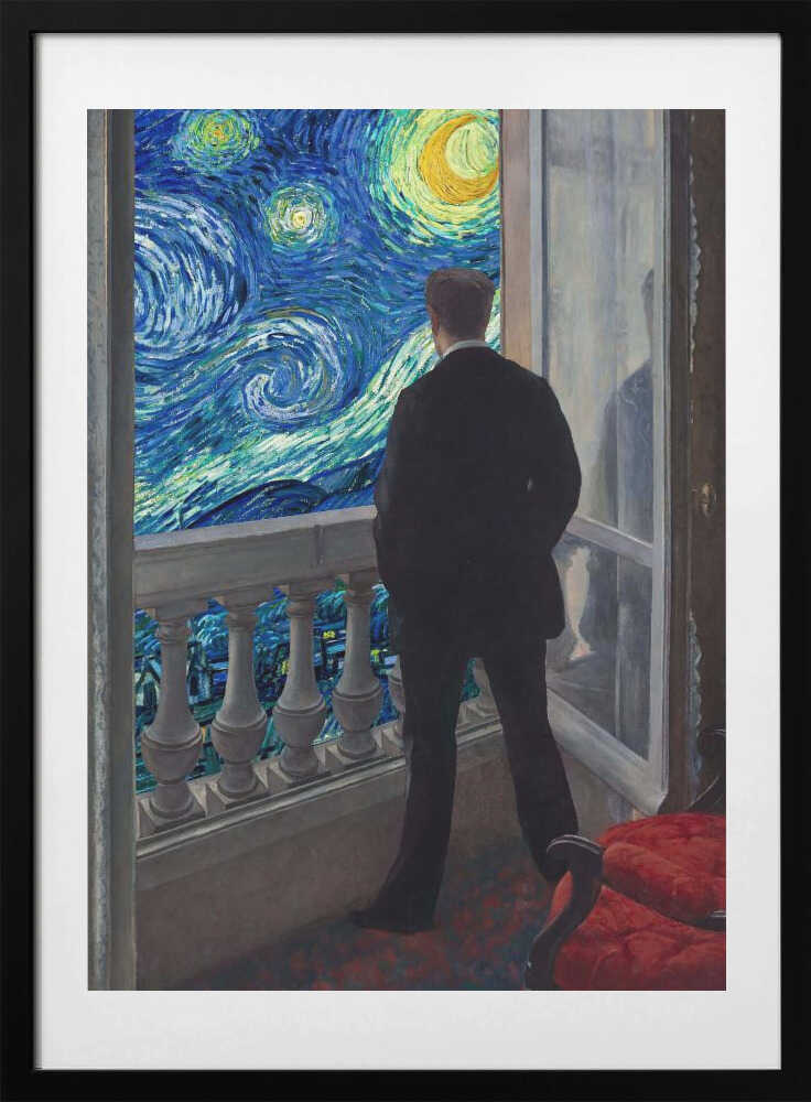 Starry Night View - Art Print by Dikhotomy
