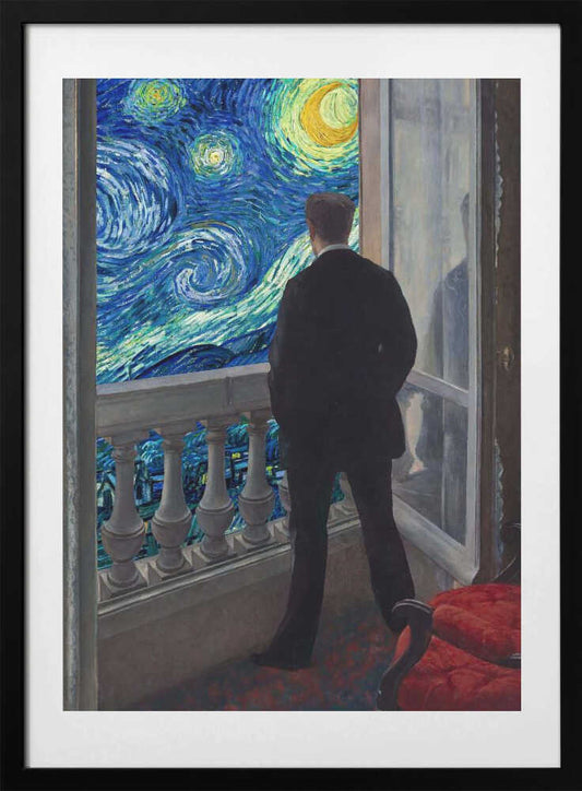 Starry Night View - Art Print by Dikhotomy