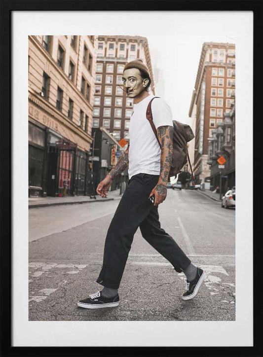 Urban Dalí - Art Print by Dikhotomy