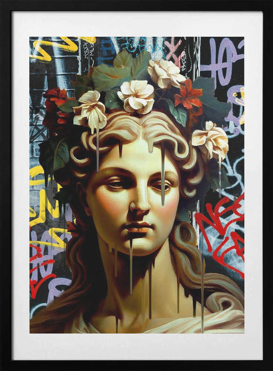 Vandal Pietà - Art Print by Dikhotomy