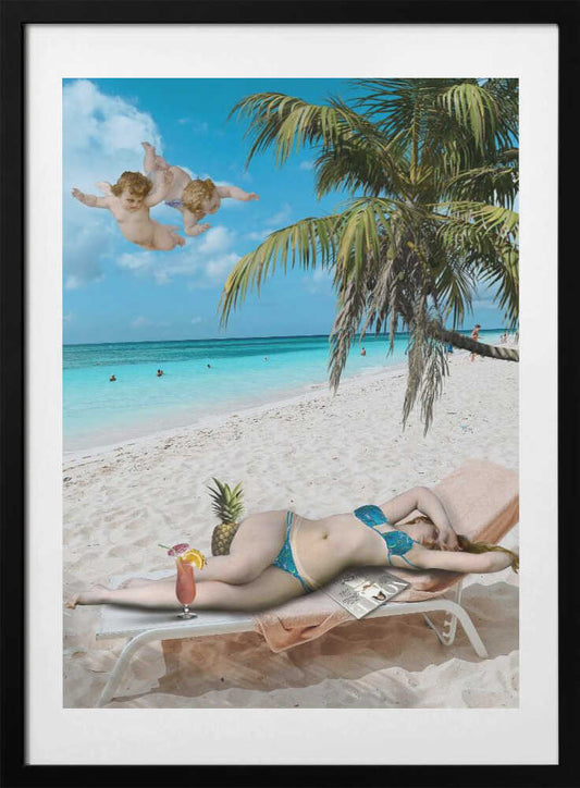 Venus On Beach - Art Print by Dikhotomy