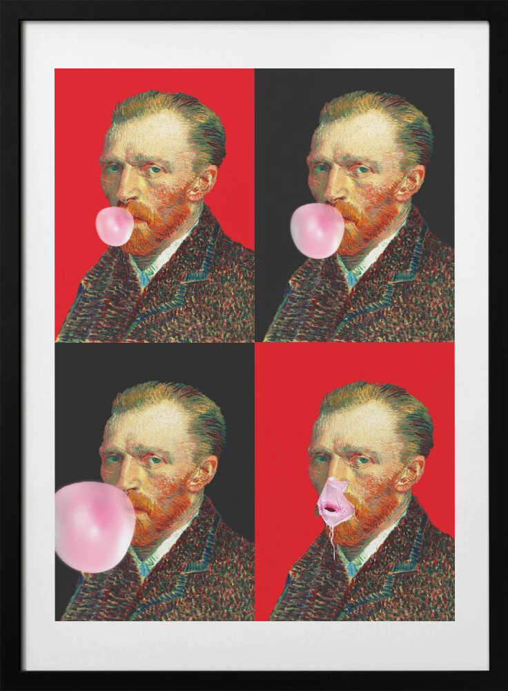 Vincent Gum Explosion - Art Print by Dikhotomy