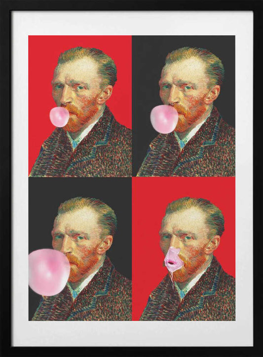 Vincent Gum Explosion - Art Print by Dikhotomy