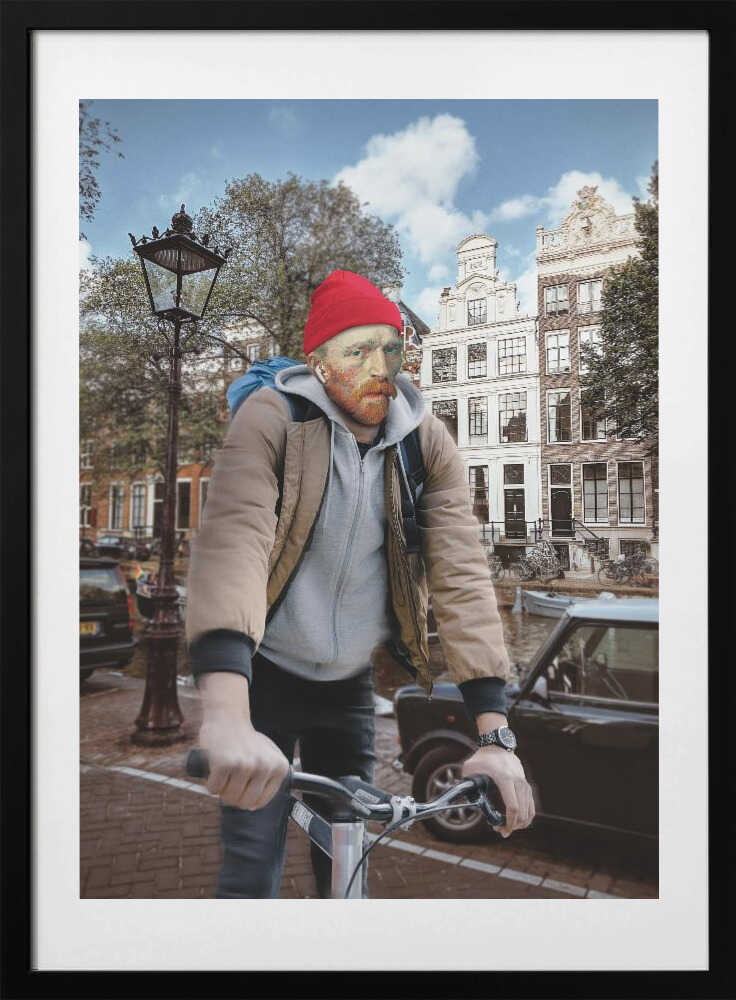 Vincent In Amsterdam - Art Print by Dikhotomy