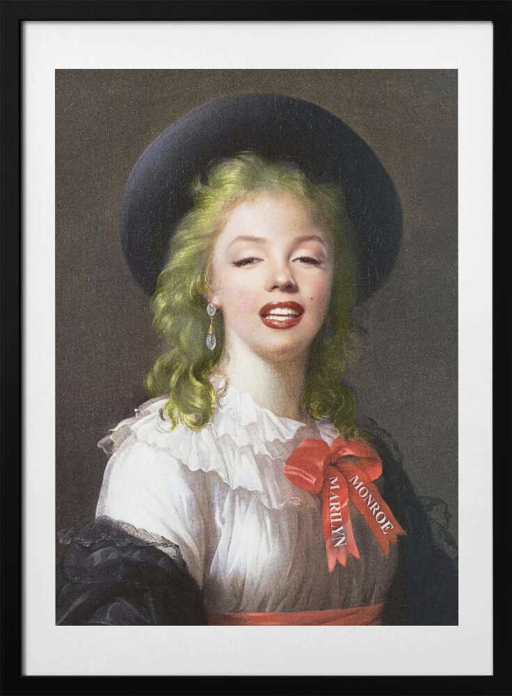 Vintage Marilyn - Art Print by Dikhotomy