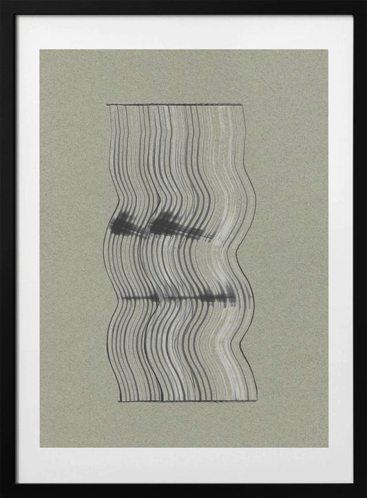 Wavy Reflections - Art Print by THE MIUUS STUDIO