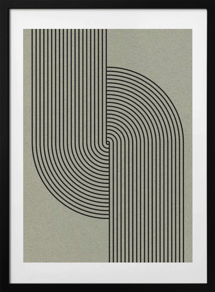 Curved Symmetry - Art Print by THE MIUUS STUDIO