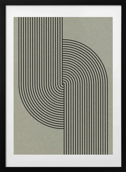 Curved Symmetry - Art Print by THE MIUUS STUDIO