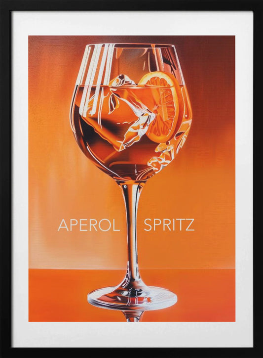 Aperol Spritz Orange - Art Print by Andreas Magnusson