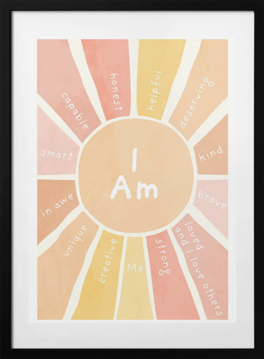 Sun Affirmations - Art Print by Sarah Manovski