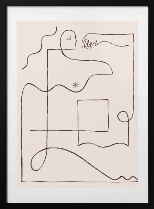 Puzzle - Art Print by Kit Agar