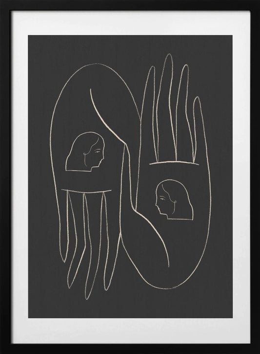 Friendly Hands - Art Print by Kit Agar