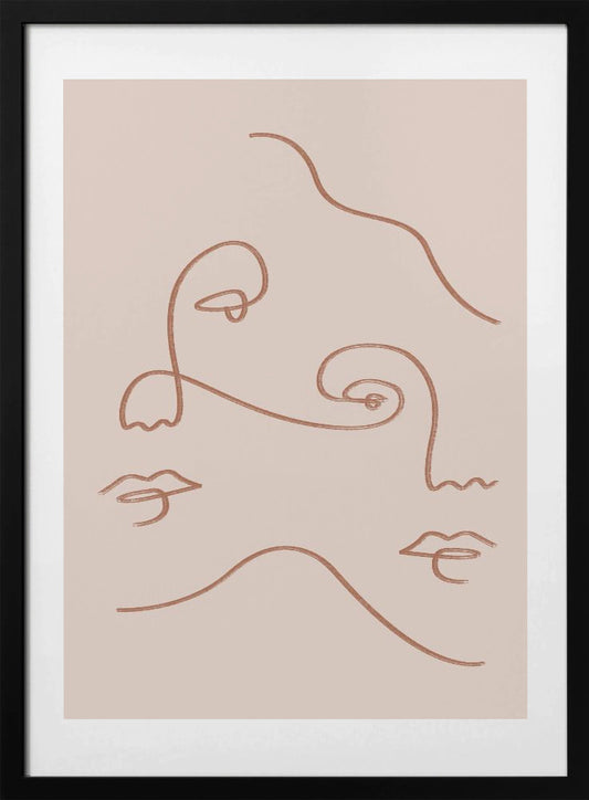 Twins - Art Print by Kit Agar