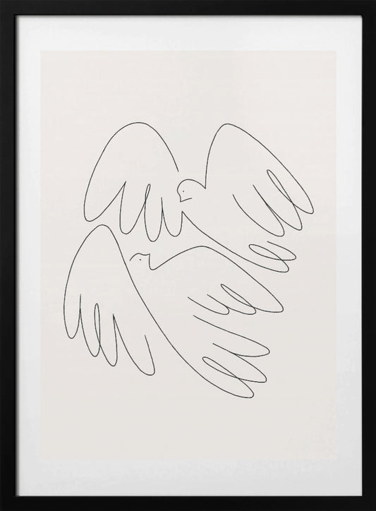 Love Birds - Art Print by Kit Agar