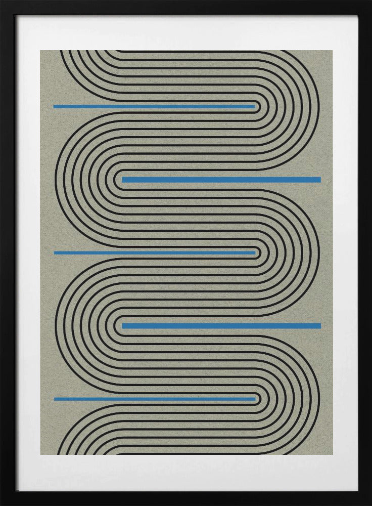 Curves and Lines Symphony - Art Print by THE MIUUS STUDIO