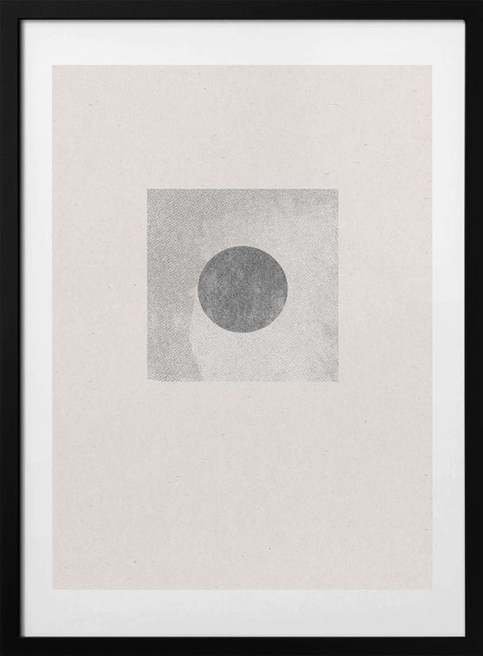 Monochrome Eclipse - Art Print by THE MIUUS STUDIO