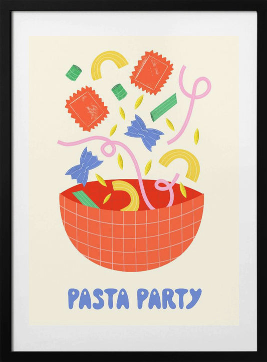Pasta Party - Art Print by Melissa Donne