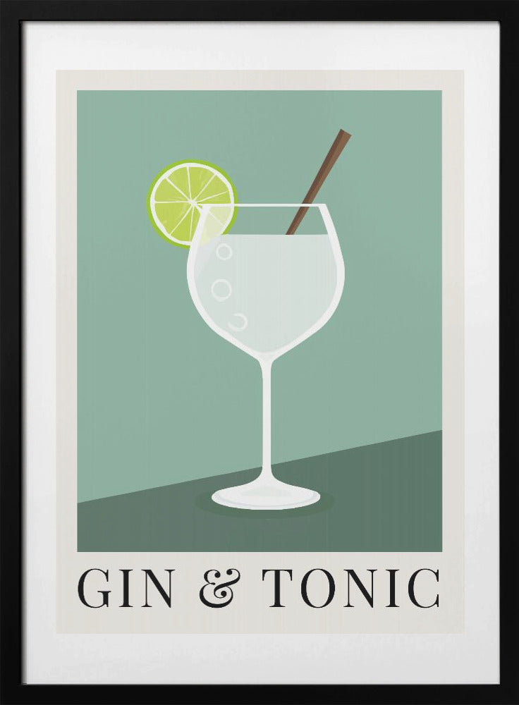 Gin and Tonic - Art Print by Andreas Magnusson