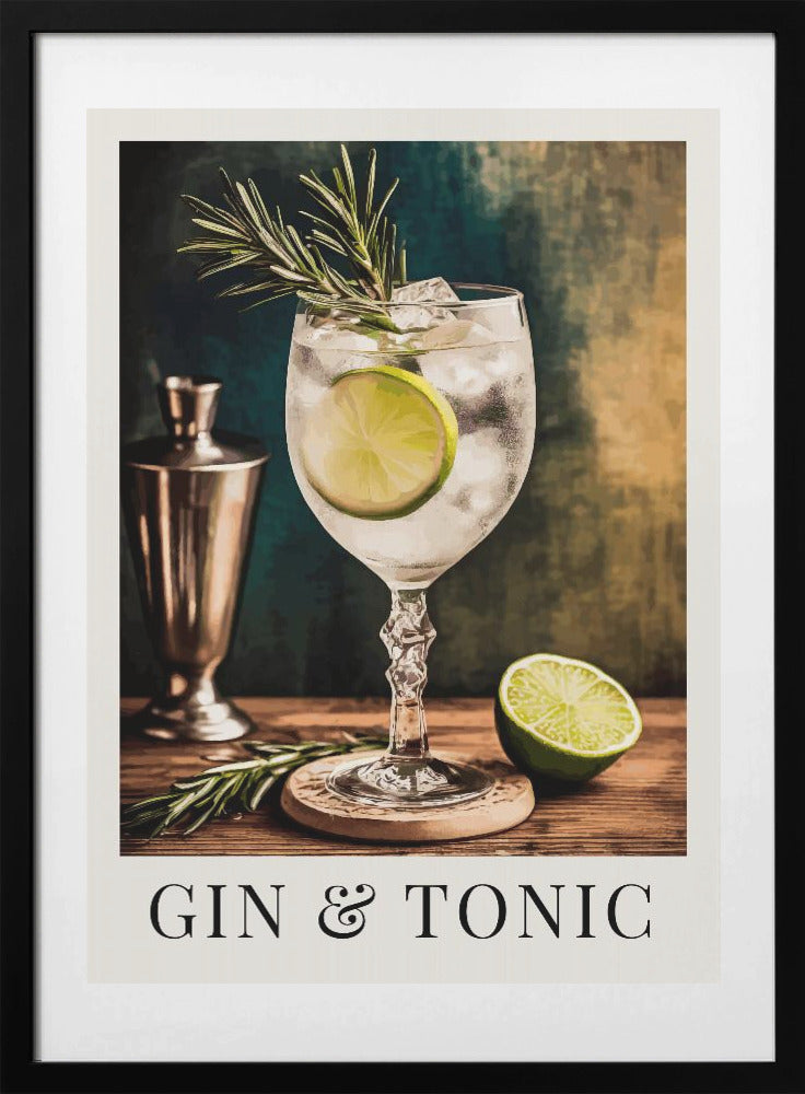 Gin and Tonic - Art Print by Andreas Magnusson