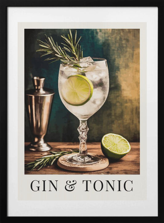 Gin and Tonic - Art Print by Andreas Magnusson