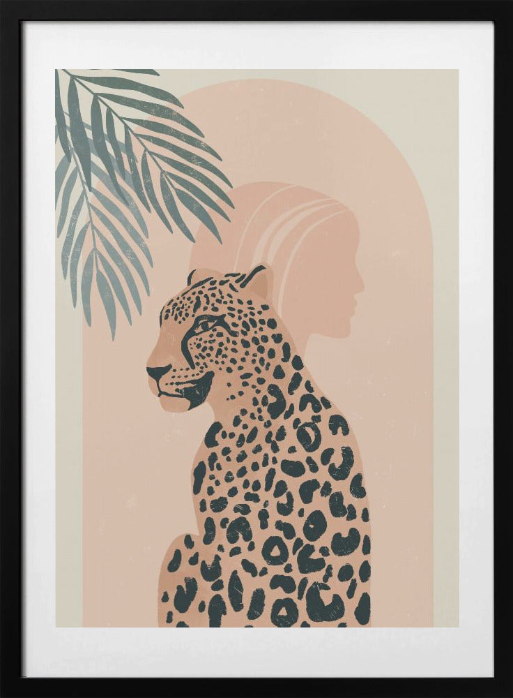 Boho Leopard - Art Print by Katarzyna Gąsiorowska