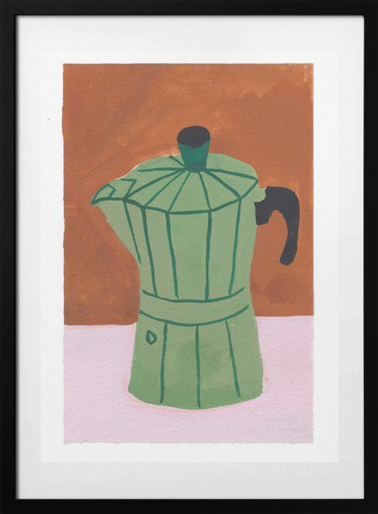 The Coffee Pot - Art Print by Emma Make