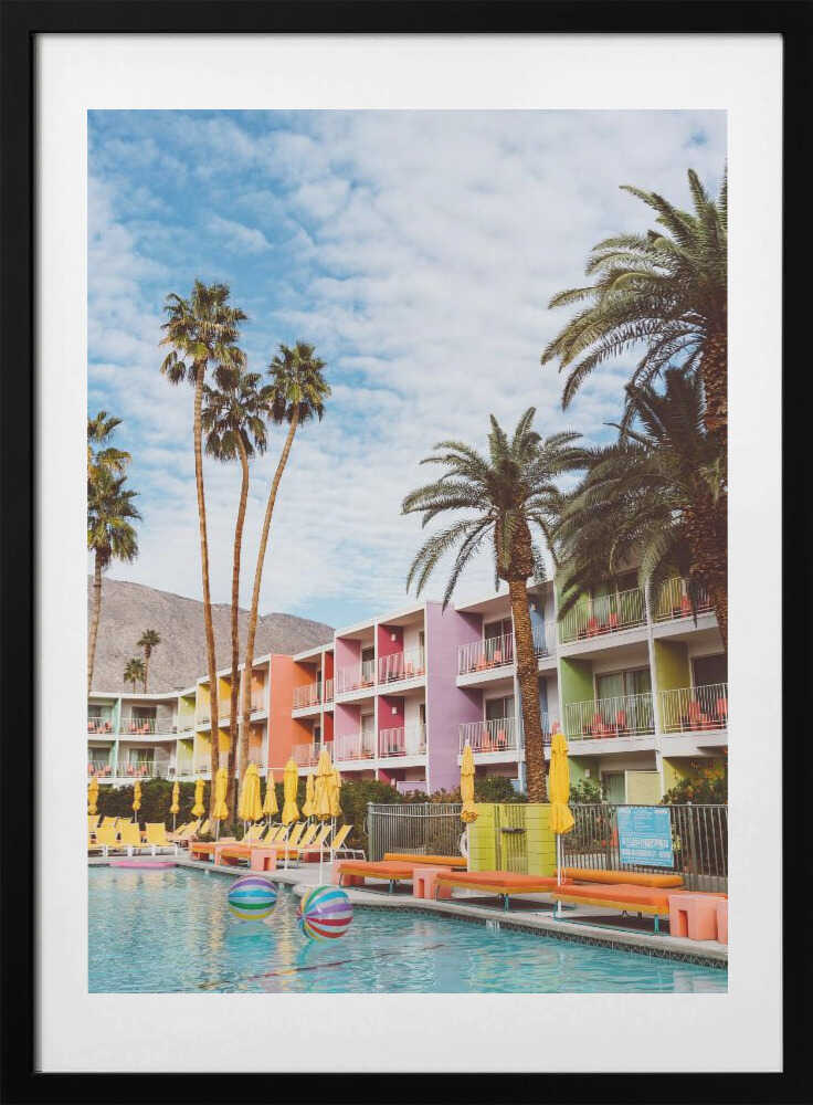 Palm Springs Pool Day VII - Art Print by Bethany Young