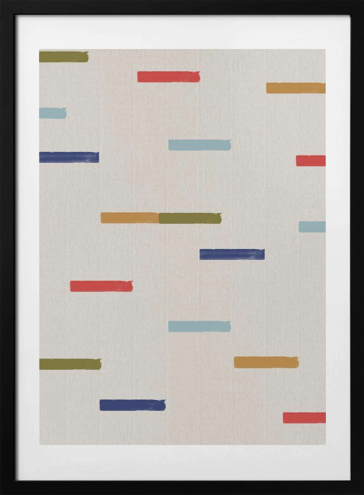 Colorful Strokes - Art Print by THE MIUUS STUDIO