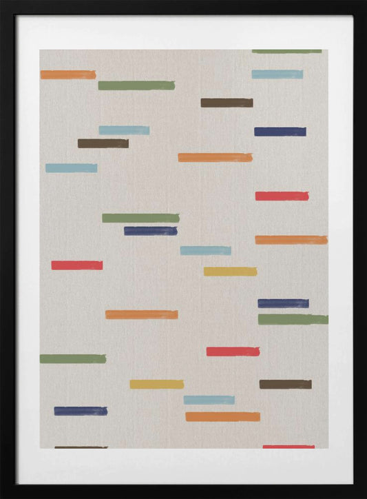 Floating Stripes - Art Print by THE MIUUS STUDIO