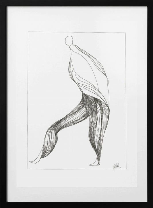 Glide - Art Print by Lor Muller